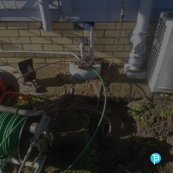 Blocked drain high-pressure jetting