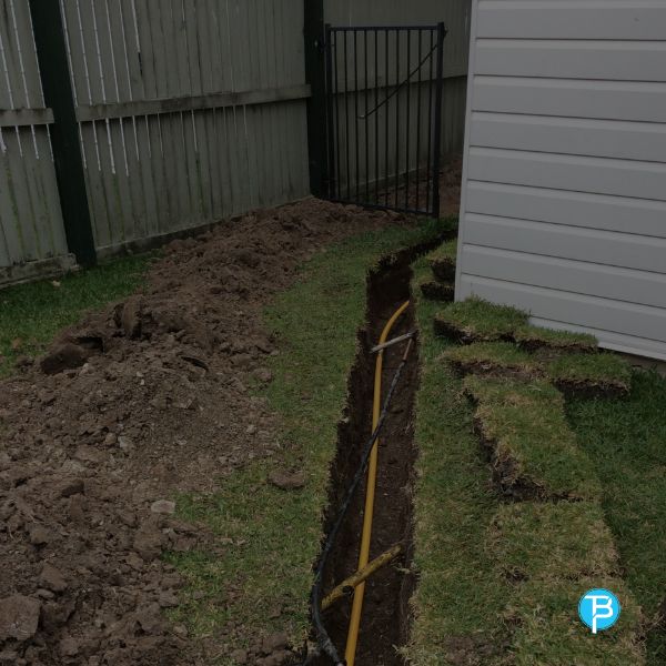 Gas fitting installation
